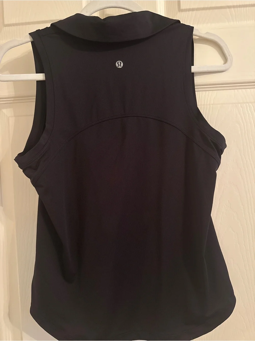 lululemon athletica Black Sleeveless Polo Tank